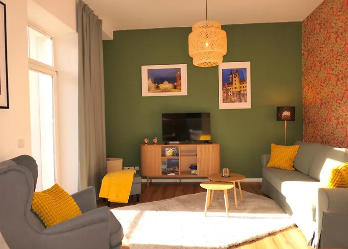 شقة Karl Kassberg Mit Sonnigem Balkon شيمنيتز